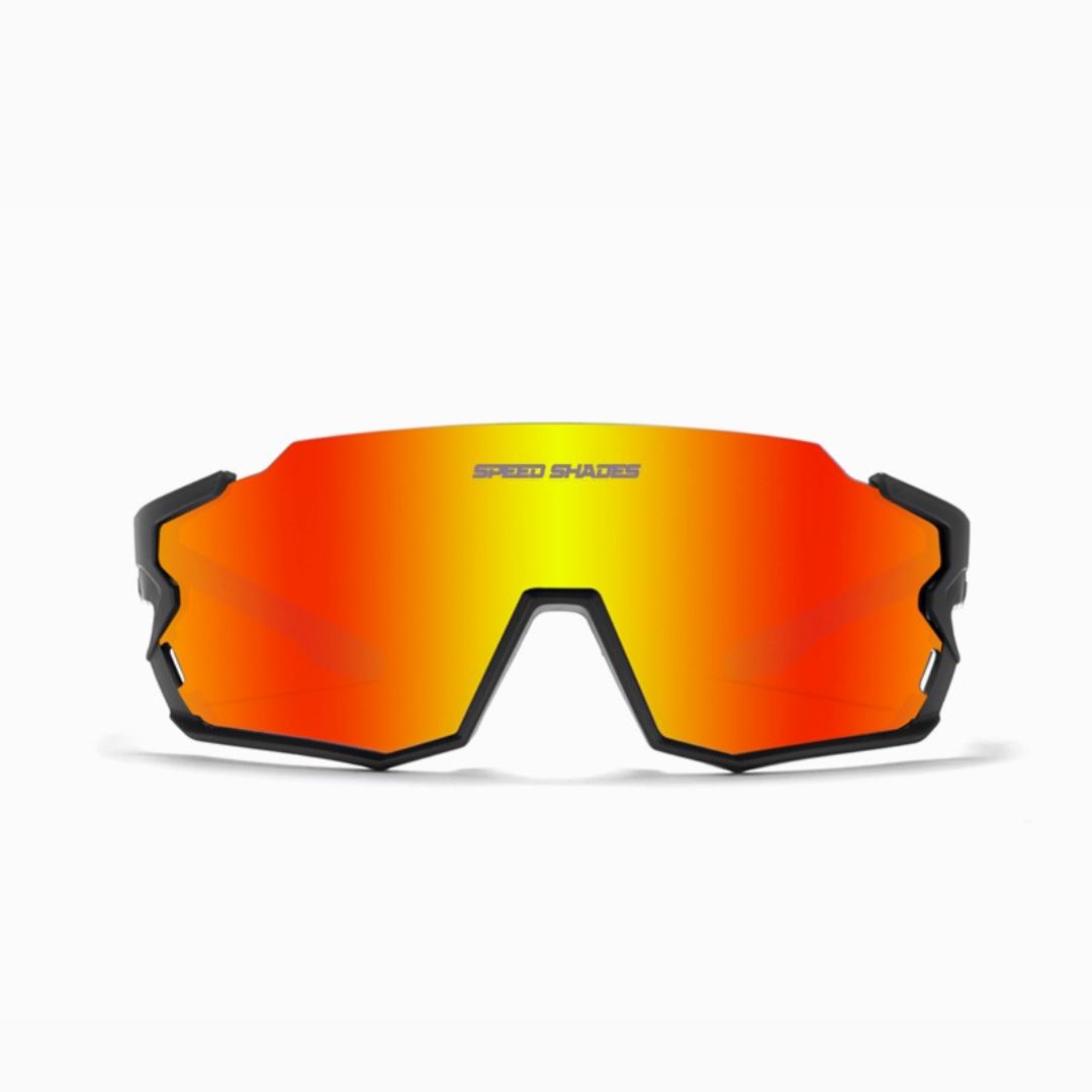 Speed Shades™ Pro - Orange (Black Frame)